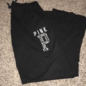 Pink Victoria secret sweat pants